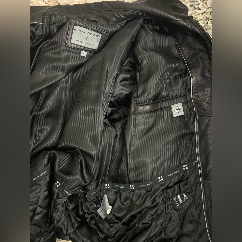 Boston Harbor Leather Jacket - Picture 2 of 3